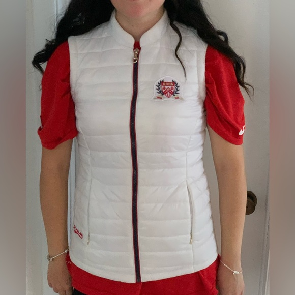 US Polo Assn woman’s white vest size 36 (S) - Picture 1 of 14